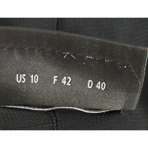 Akris Black Sleeveless Mini Dress Size 10 Pre-owned - Picture 9 of 11